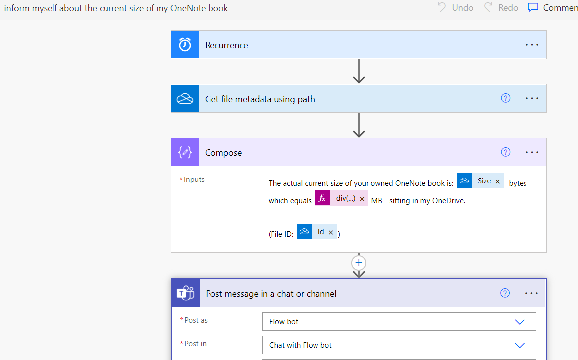 Checking your OneNote book size